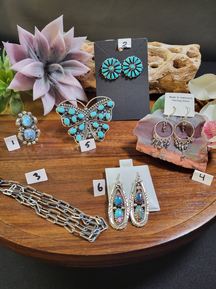 RESERVED FOR: Bee_Bee_girl 7/28/24- 9 Sterling Silver Items