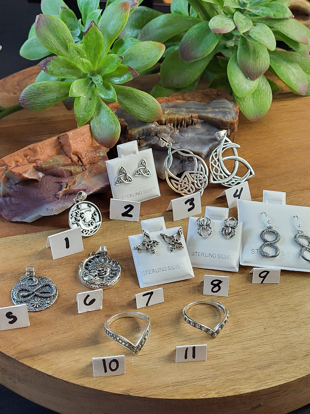 RESERVED FOR: Whitney Smith-7/7/24- 11 Sterling Silver Items