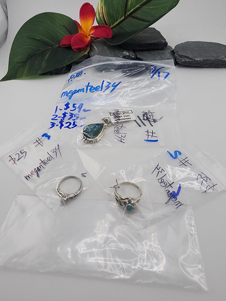meganteel34 - 3/17/26 - 3 925 Sterling Silver Items