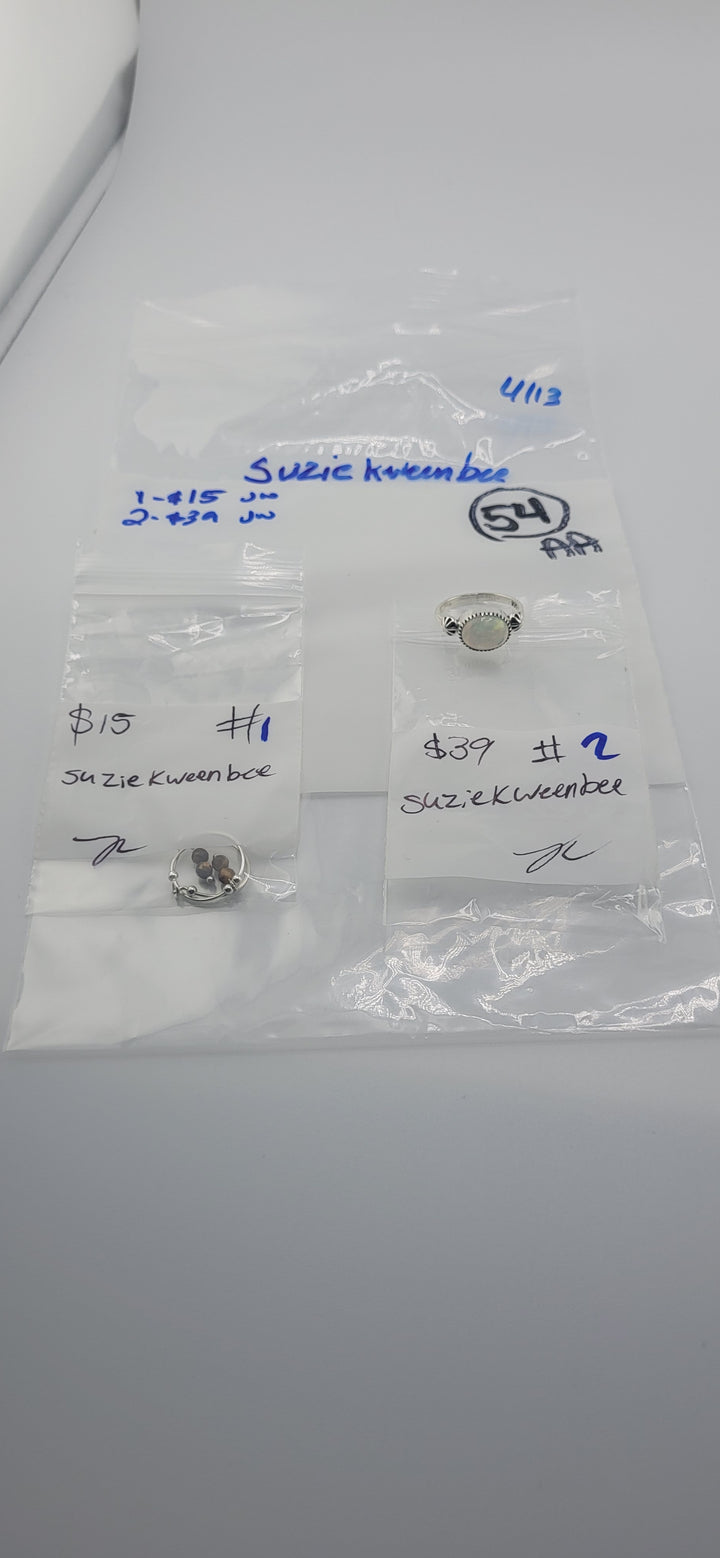 RESERVED FOR: suziekweenbee- 4/13/2025 tiktok Live Show - 2 Sterling Silver Items