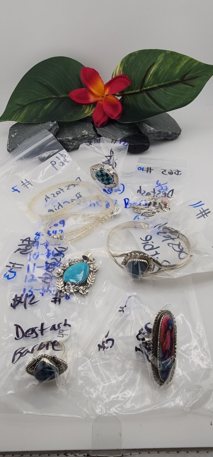 RESERVED FOR:  Destash🎀Barbie- 6/22/2025 (Bag 2) tiktok Reservation Live Show - 7 Sterling Silver Items