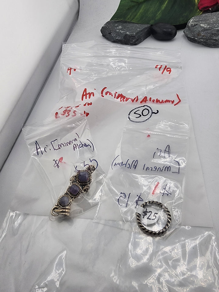 Ari (Mineral Alchemy)- 4/9/26 -2 925 Sterling Silver Items