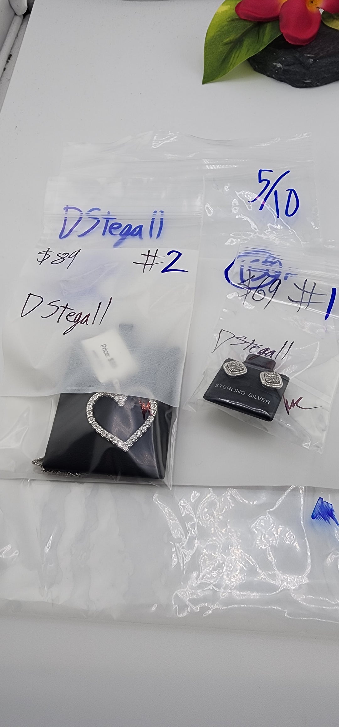 RESERVED FOR: DStegall - 5/10/2025 tiktok Live Show -2  Sterling Silver Items