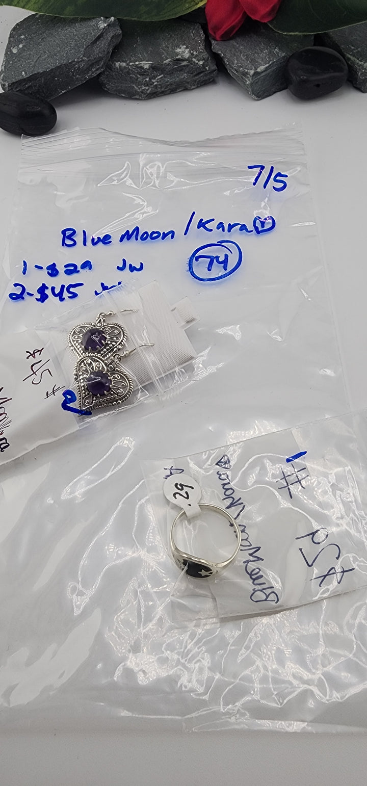 48HR - RESERVED FOR:  BlueMoon/Kara❤️- 7/5/2025 FL tiktok Live Show - 2 Sterling Silver Items