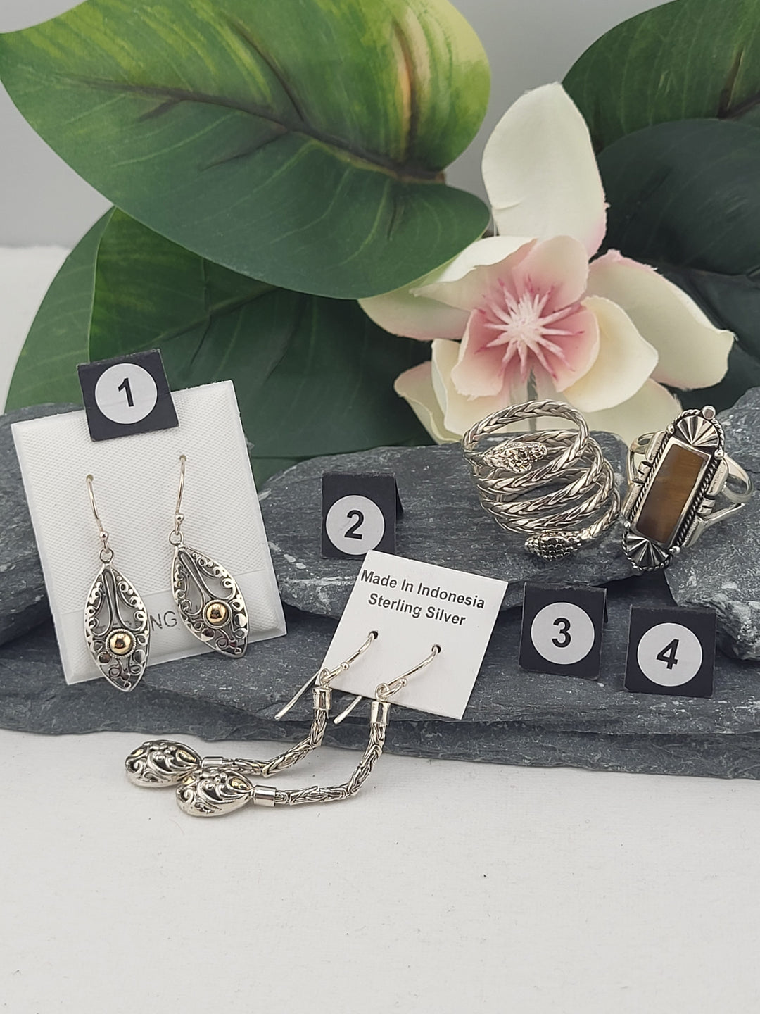 RESERVED FOR: Jilleann - 1/11/2025 -4 Sterling Silver Items