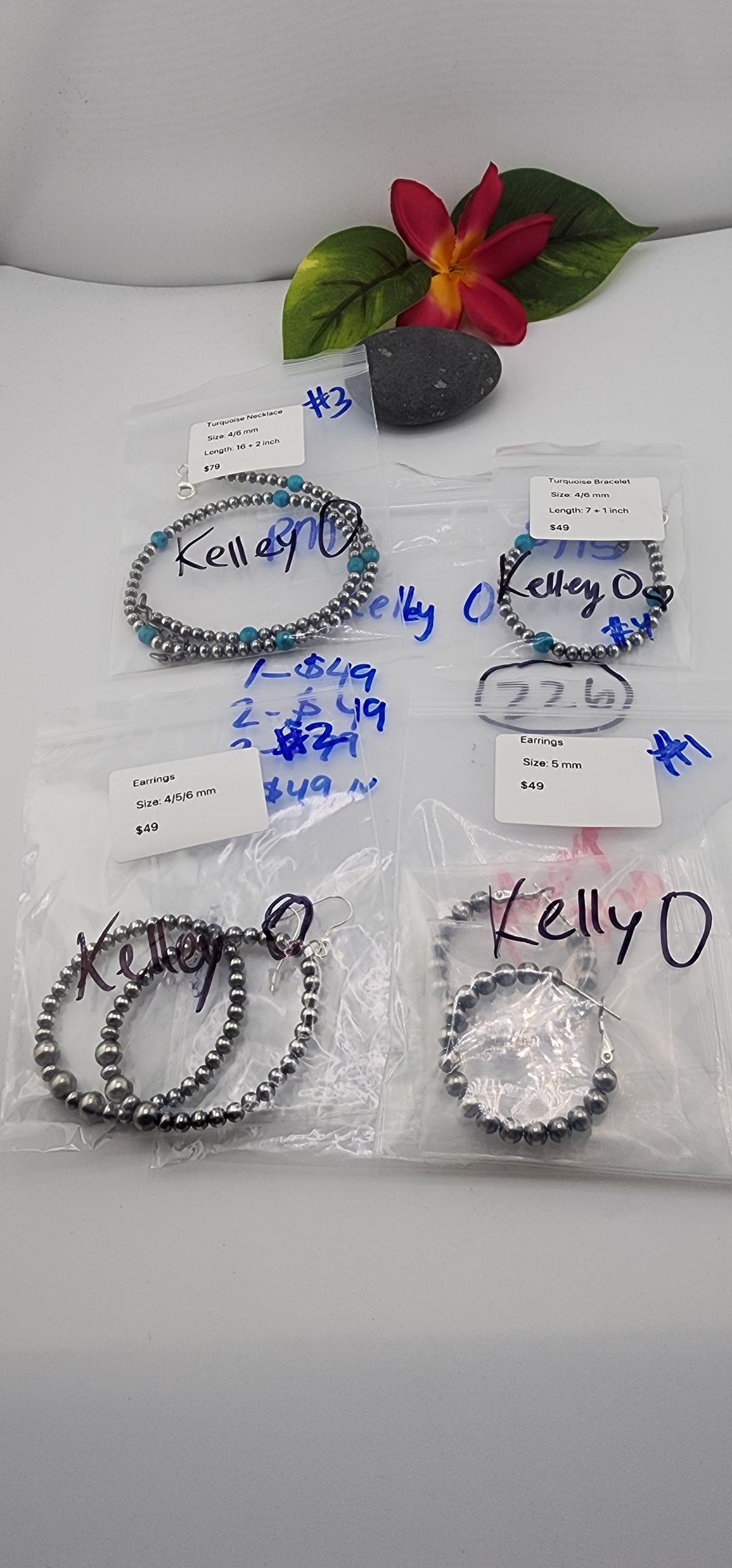 PM SHOW 48HR - RESERVED FOR: Kelley O - 8/15/2025 FL tiktok Live Show -4  Sterling Silver Items