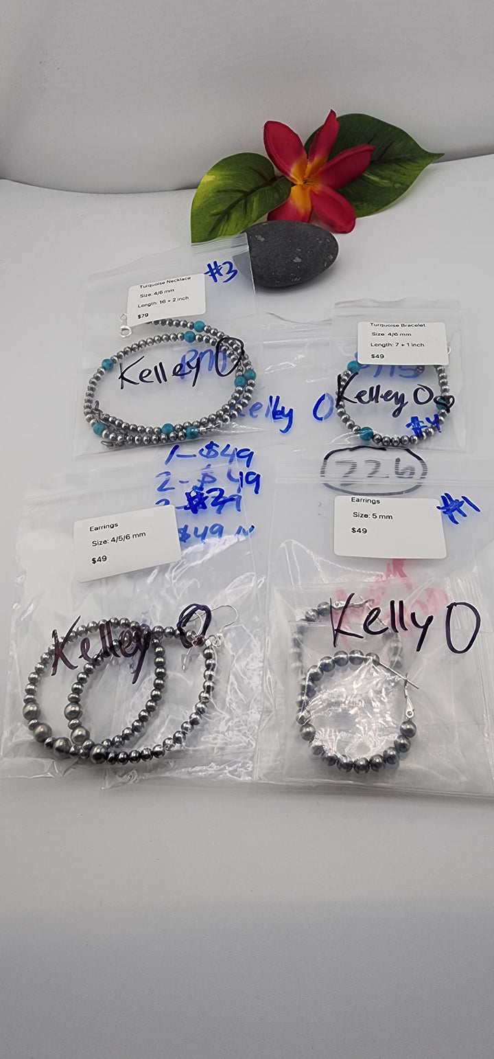 PM SHOW 48HR - RESERVED FOR: Kelley O - 8/15/2025 FL tiktok Live Show -4  Sterling Silver Items