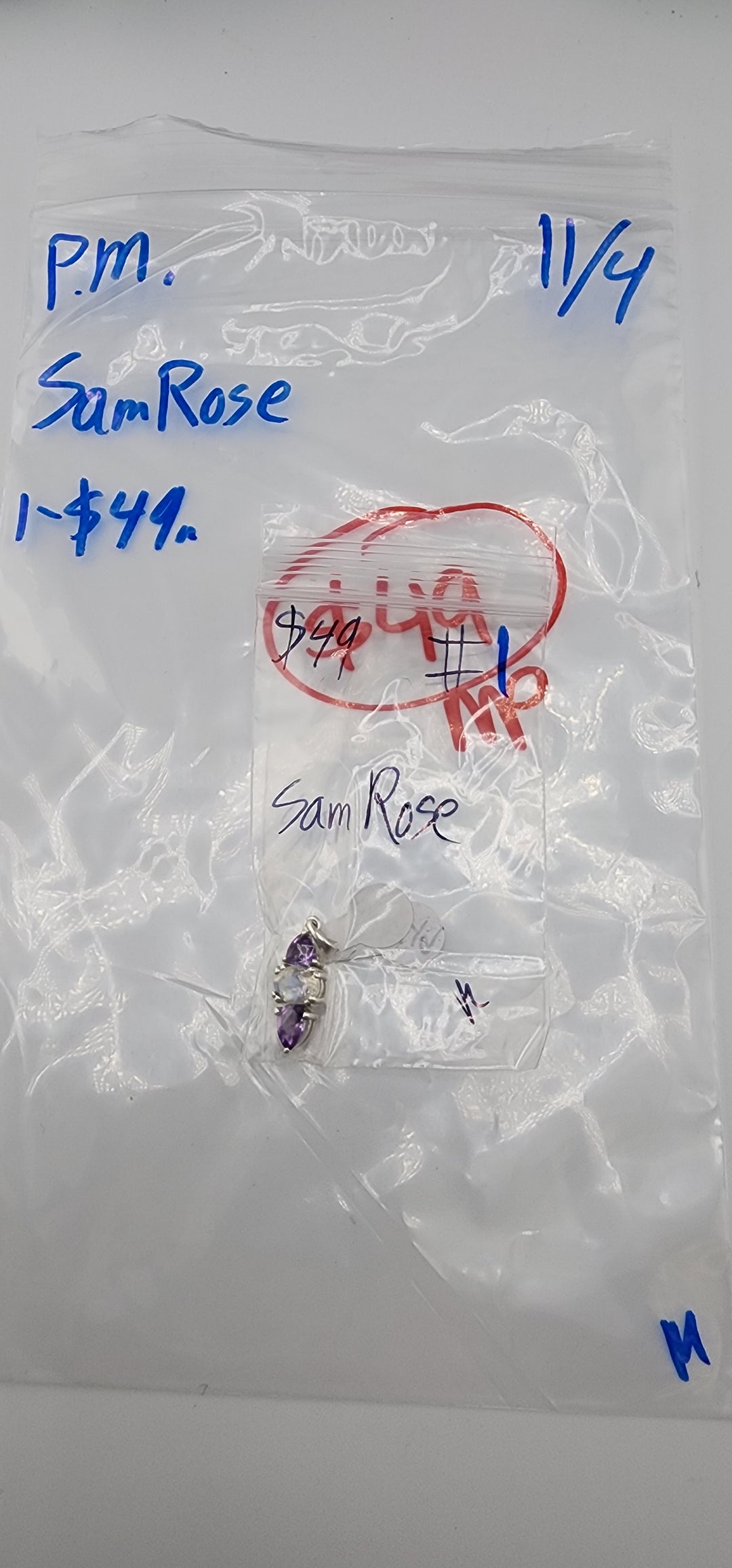 PM SHOW 48HR - RESERVED FOR: samrose  - 11/4/2025 tiktok Live Show - 1  Sterling Silver Items