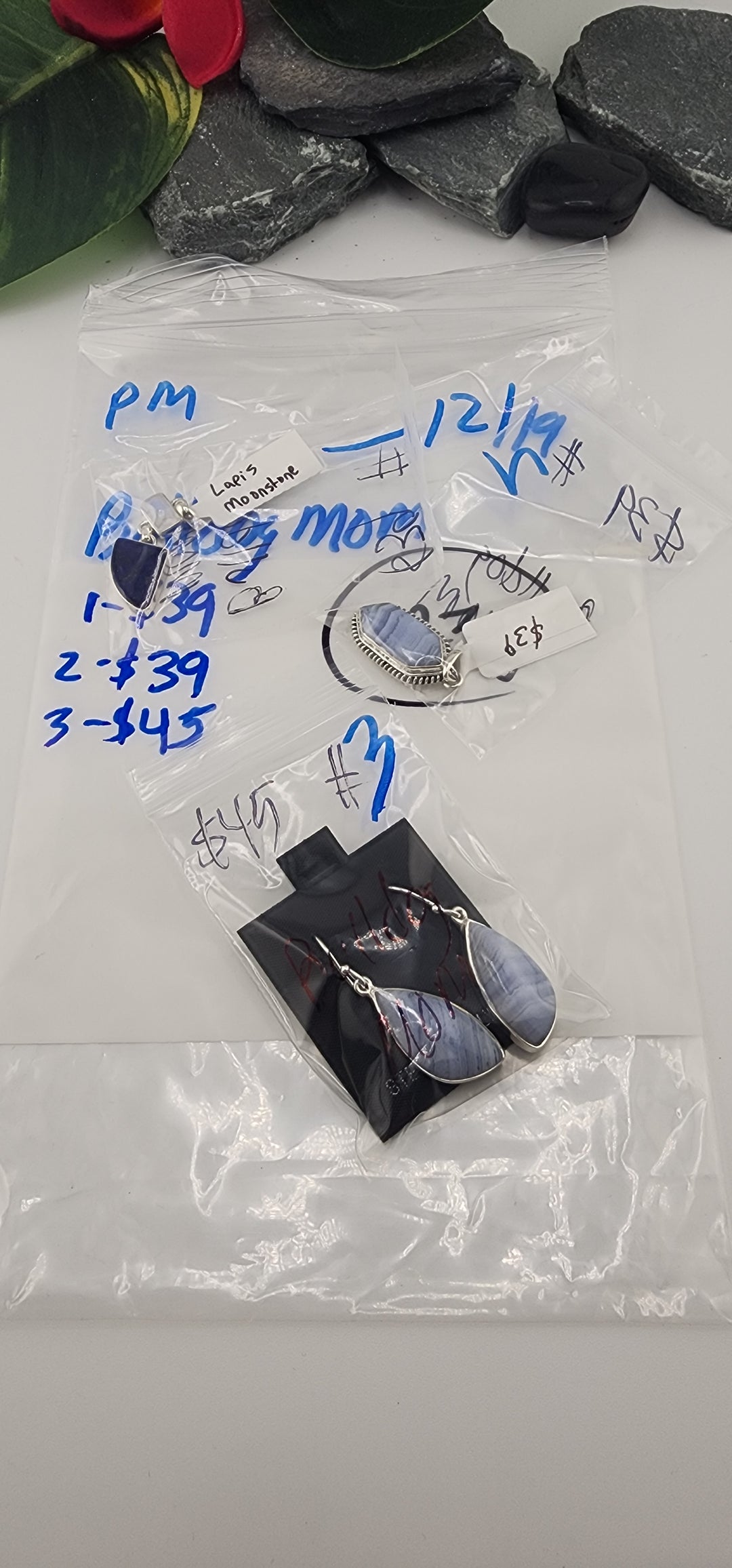 PM SHOW 48HR - RESERVED FOR: Bulldogmom - 12/19/2025 tiktok Live Show - 3 Sterling Silver Items