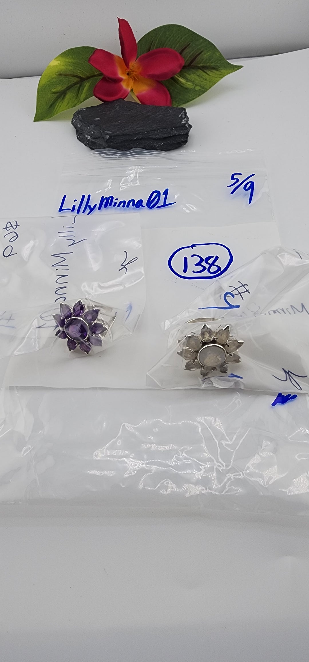 RESERVED FOR: LillyMinna01 - 5/9/2025 tiktok Live Show - 2 Sterling Silver Items