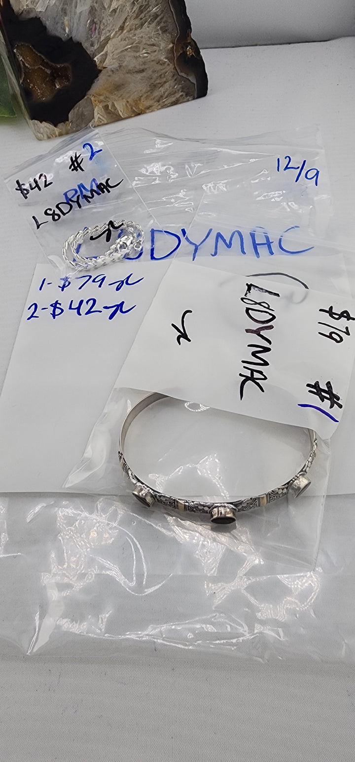 PM SHOW 48HR - RESERVED FOR: L8DYMAC - 12/9/2025 tiktok Live Show - 2 Sterling Silver Items