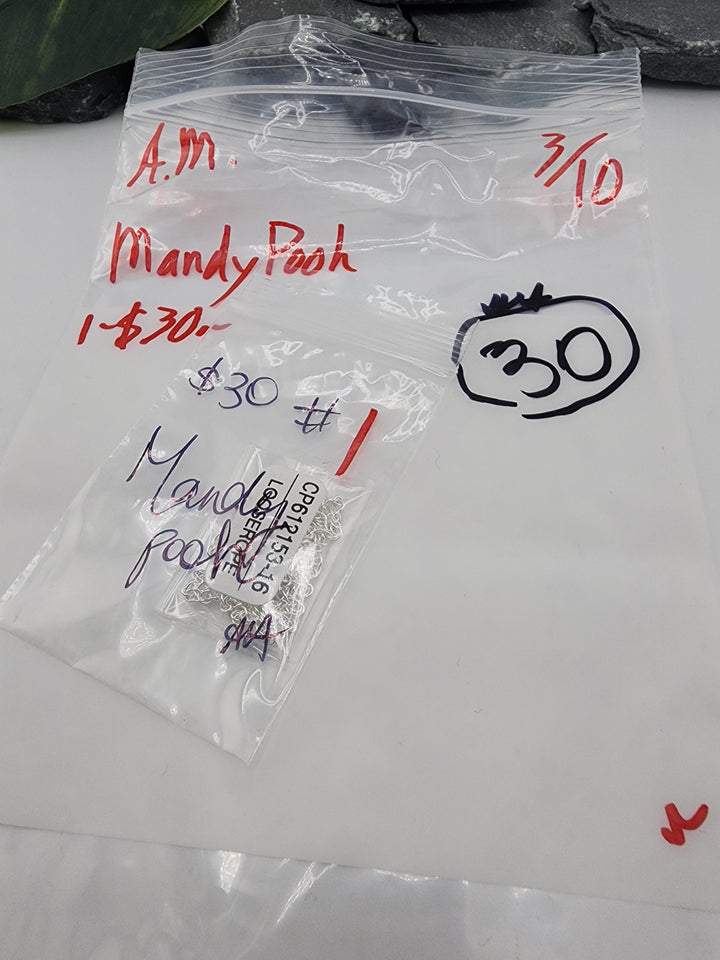 MandyPooh - 3.10.26 - 1 925 Sterling Silver Items