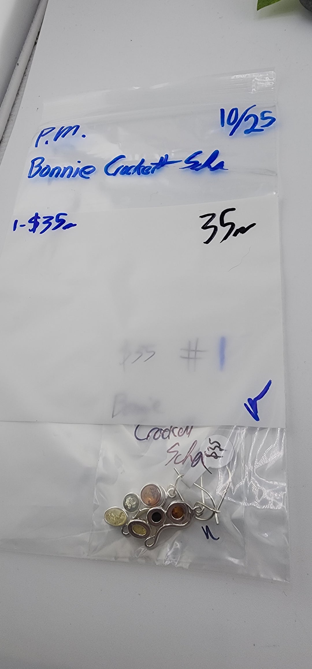 PM SHOW 48HR - RESERVED FOR: Bonnie Crockett Scha - 10/25/2025 FL tiktok Live Show - 1 Sterling Silver Items