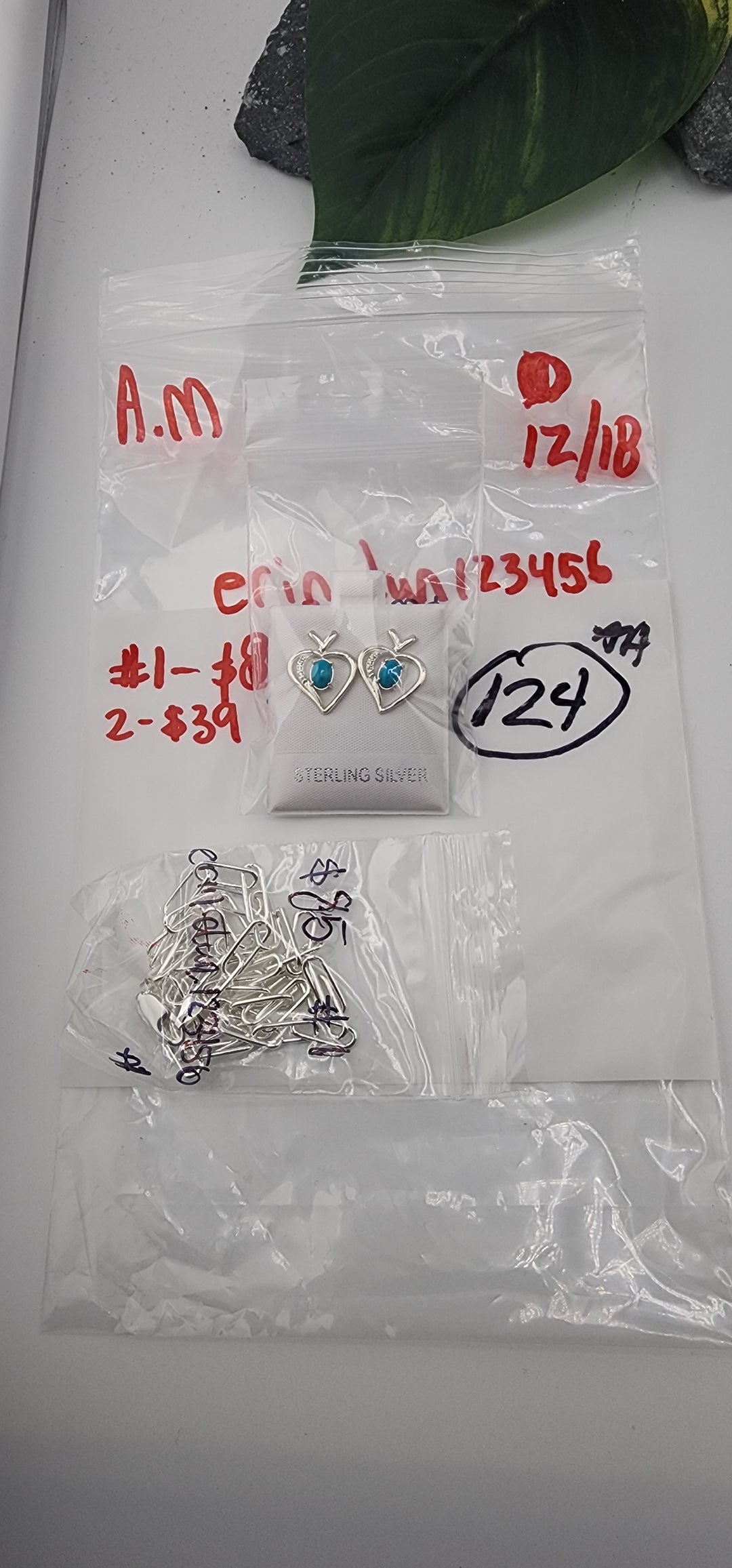 AM SHOW 48HR RESERVED FOR: erin.dun123456 - 12/18/2025 FL tiktok Live Show - 1 Sterling Silver Items