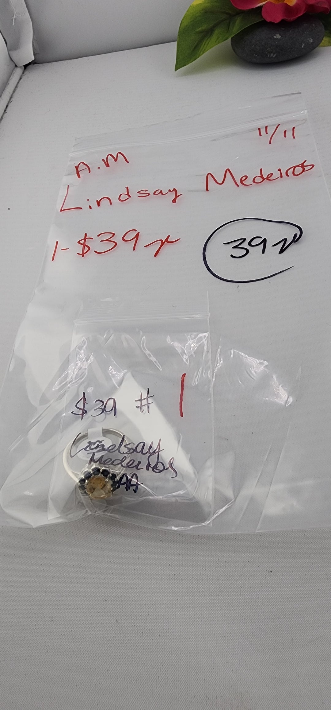 AM SHOW 48HR RESERVED FOR: Lindsay Medeiros - 11/11/2025 FL tiktok Live Show - 1 Sterling Silver Items