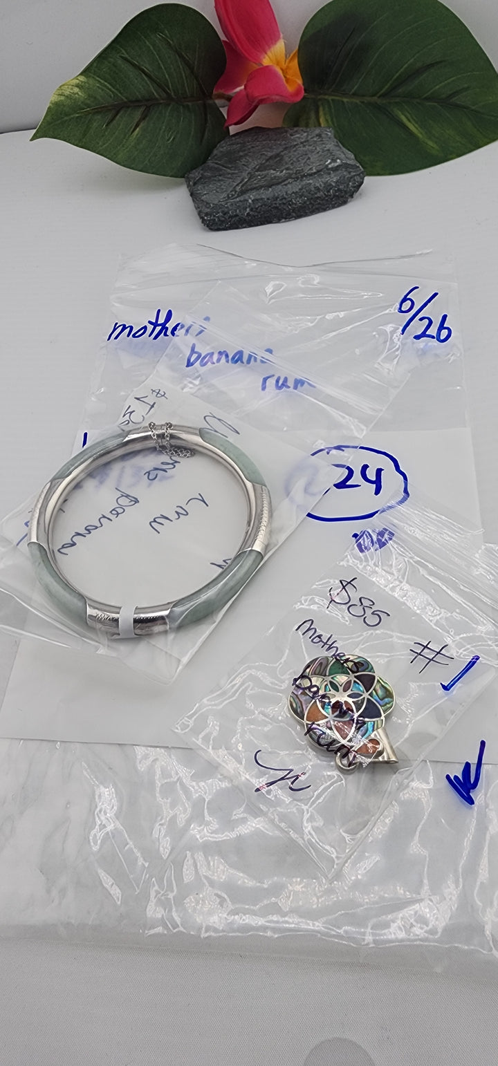 48HR - RESERVED FOR: mothers banana rum - 6/26/2025 FL tiktok Live Show -  2 Sterling Silver Item