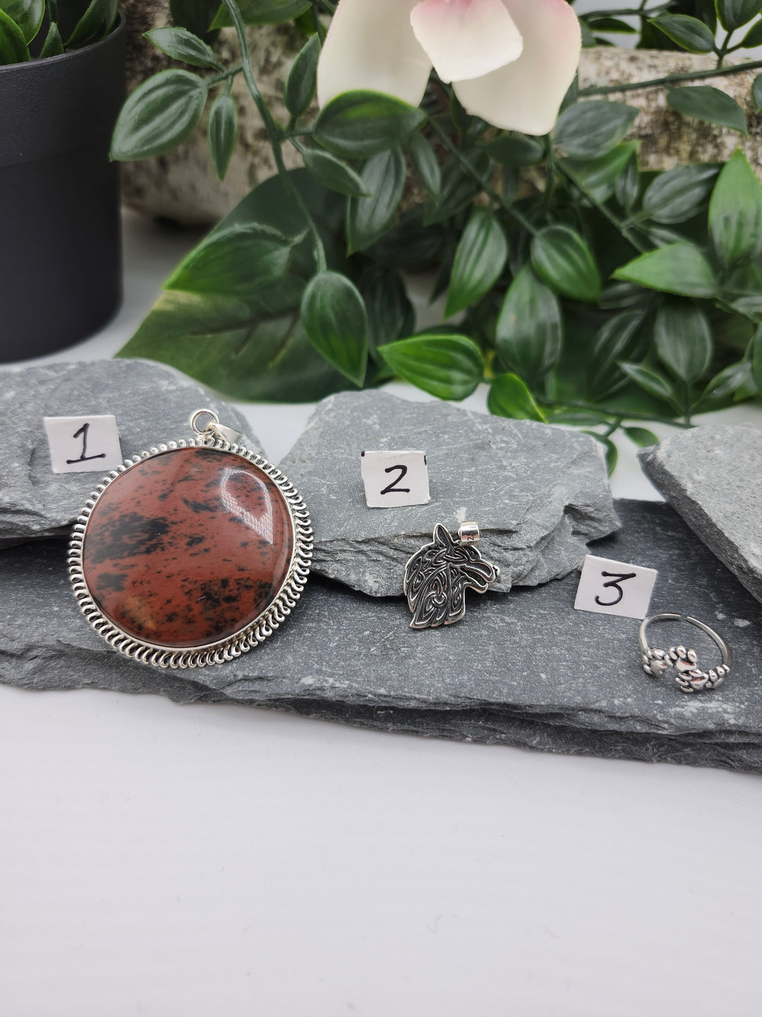 RESERVED FOR:  HorrorGalSusan -11/10/2024 - 3 Sterling Silver Items