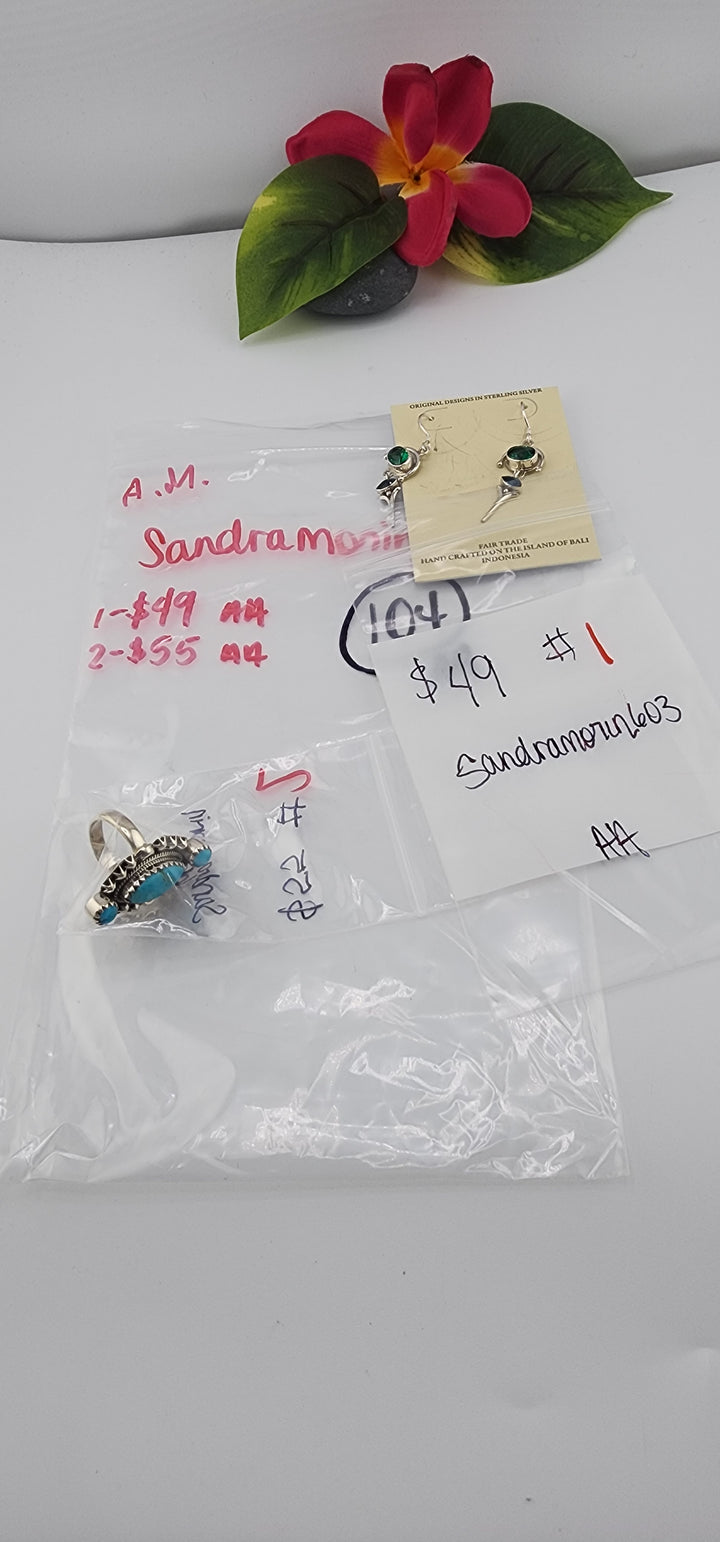 AM SHOW 48HR - RESERVED FOR: sandramorin603 - 9/1/2025 FL tiktok Live Show - 2 Sterling Silver Items