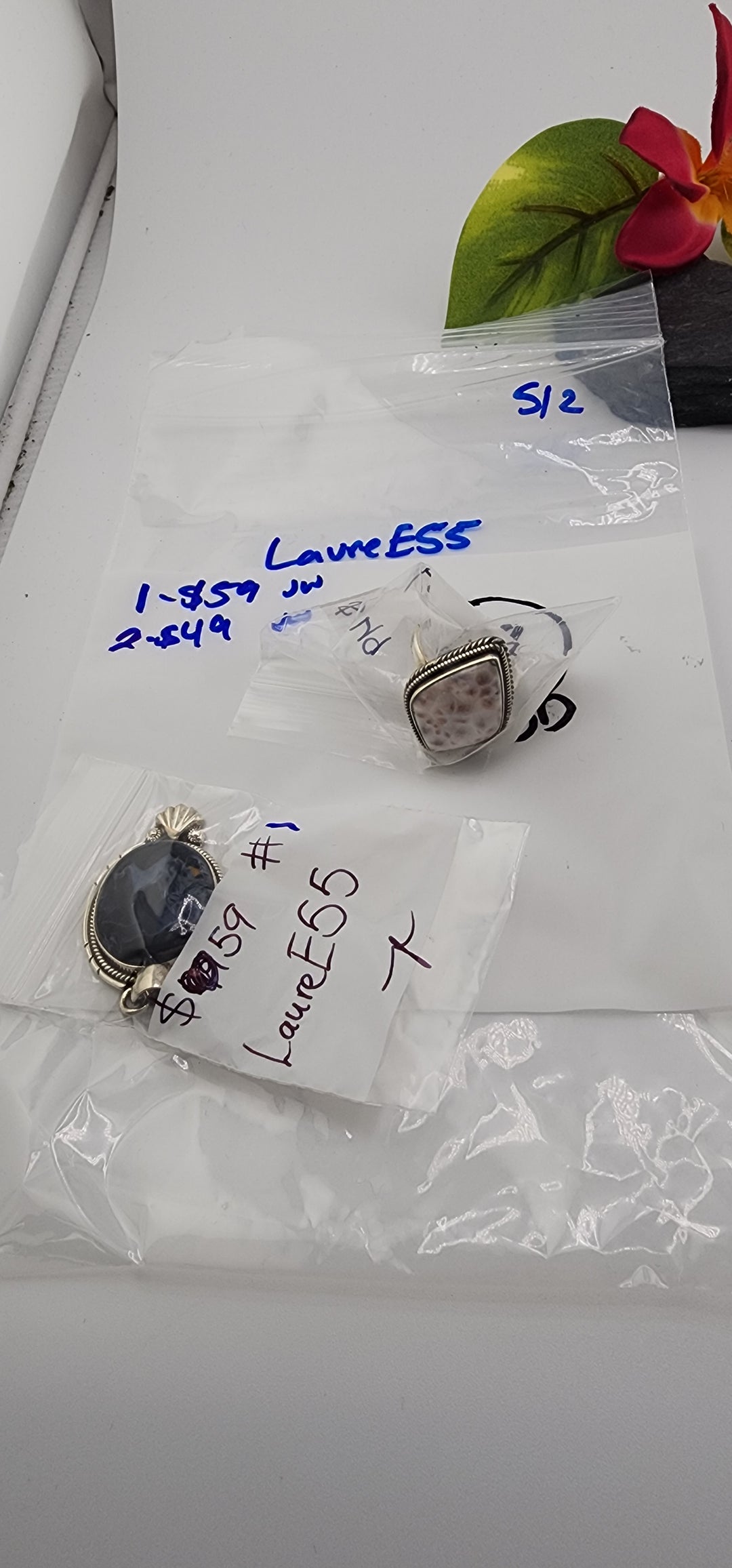 RESERVED FOR:  LaureE55- 5/2/2025 tiktok Live Show -2  Sterling Silver Items