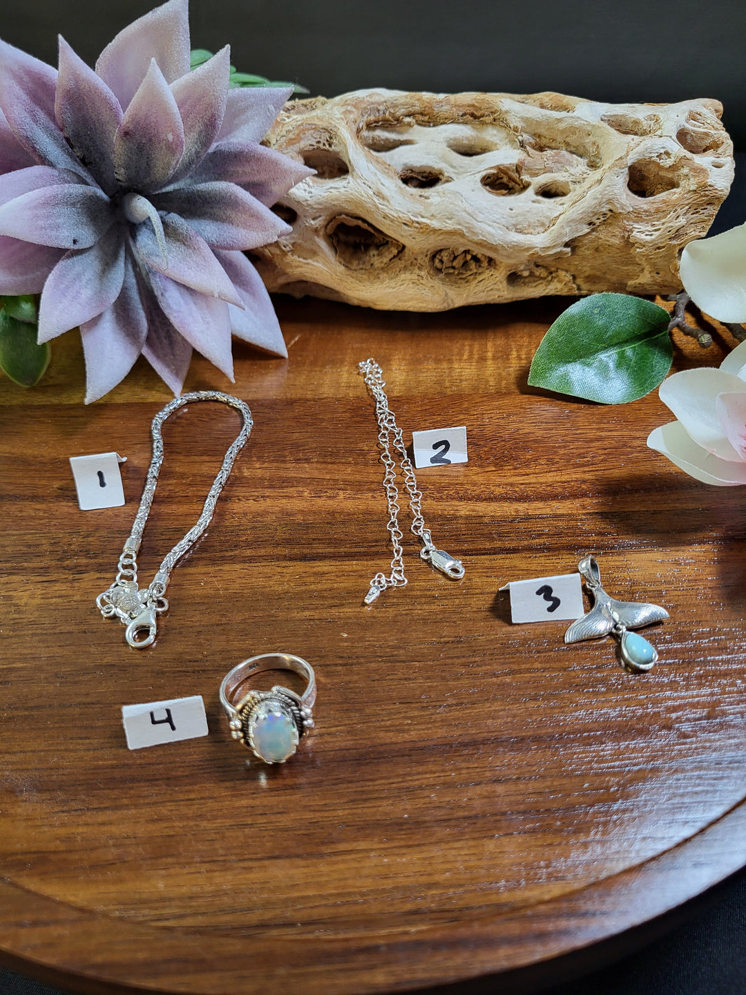 RESERVED FOR: amysabers 7/28/24- 4 Sterling Silver Items