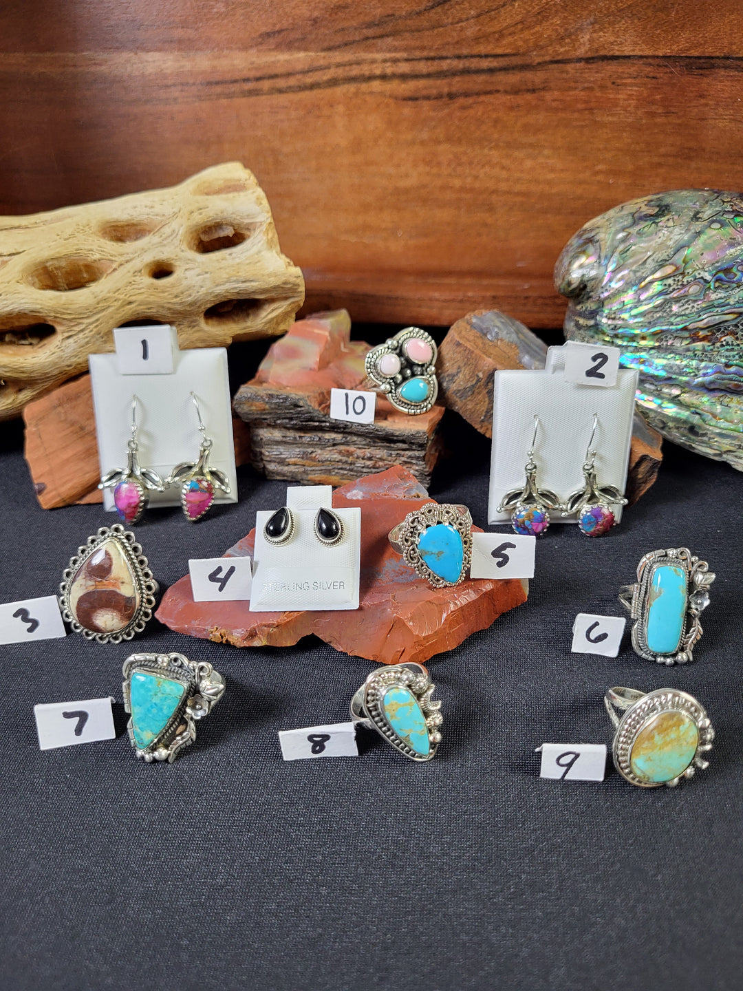 RESERVED FOR:  Bee_Bee_girl-7/10/24-6 Sterling Silver Items