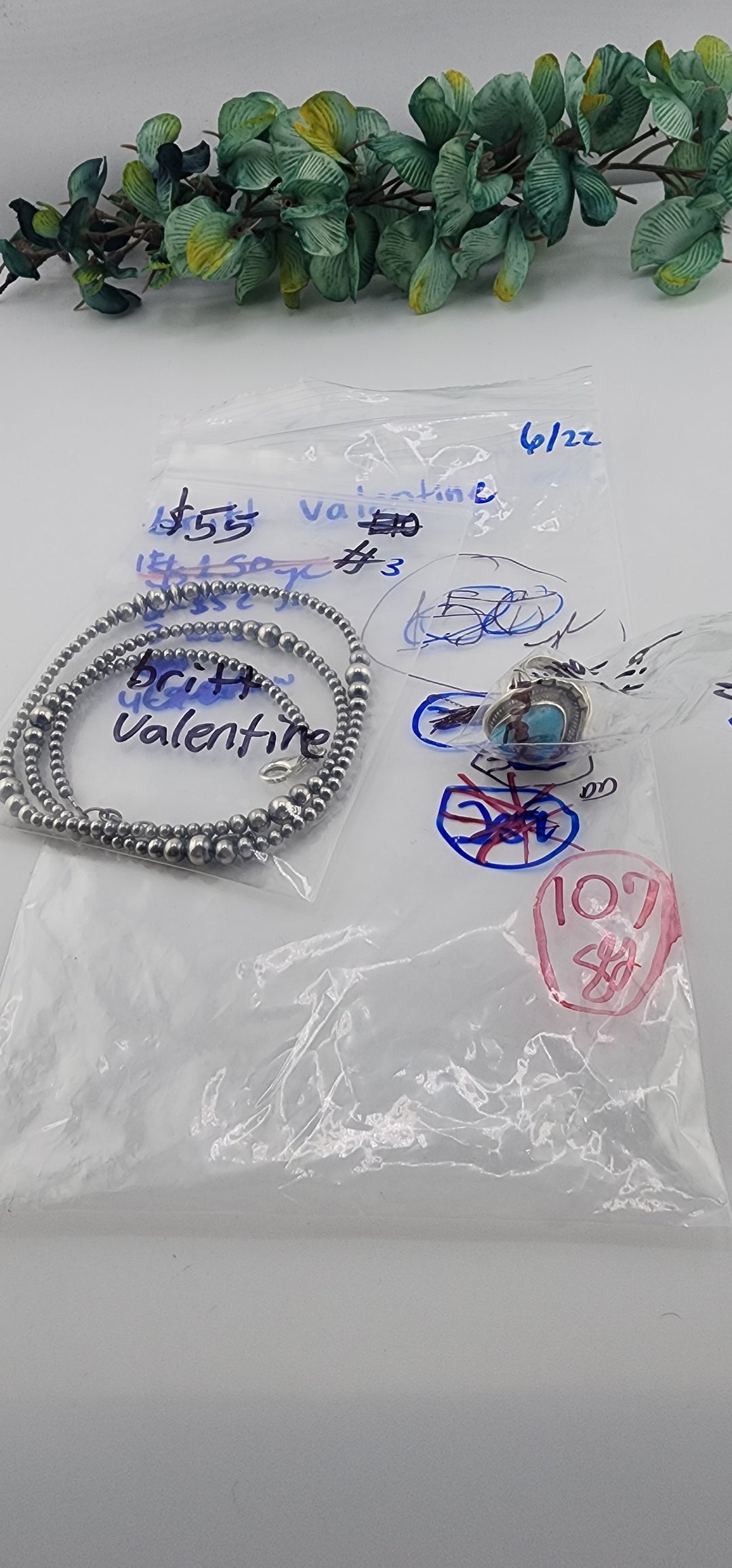 RESERVED FOR: britt valentine - 6/22/2025 tiktok Reservation Live Show - 2 Sterling Silver Items