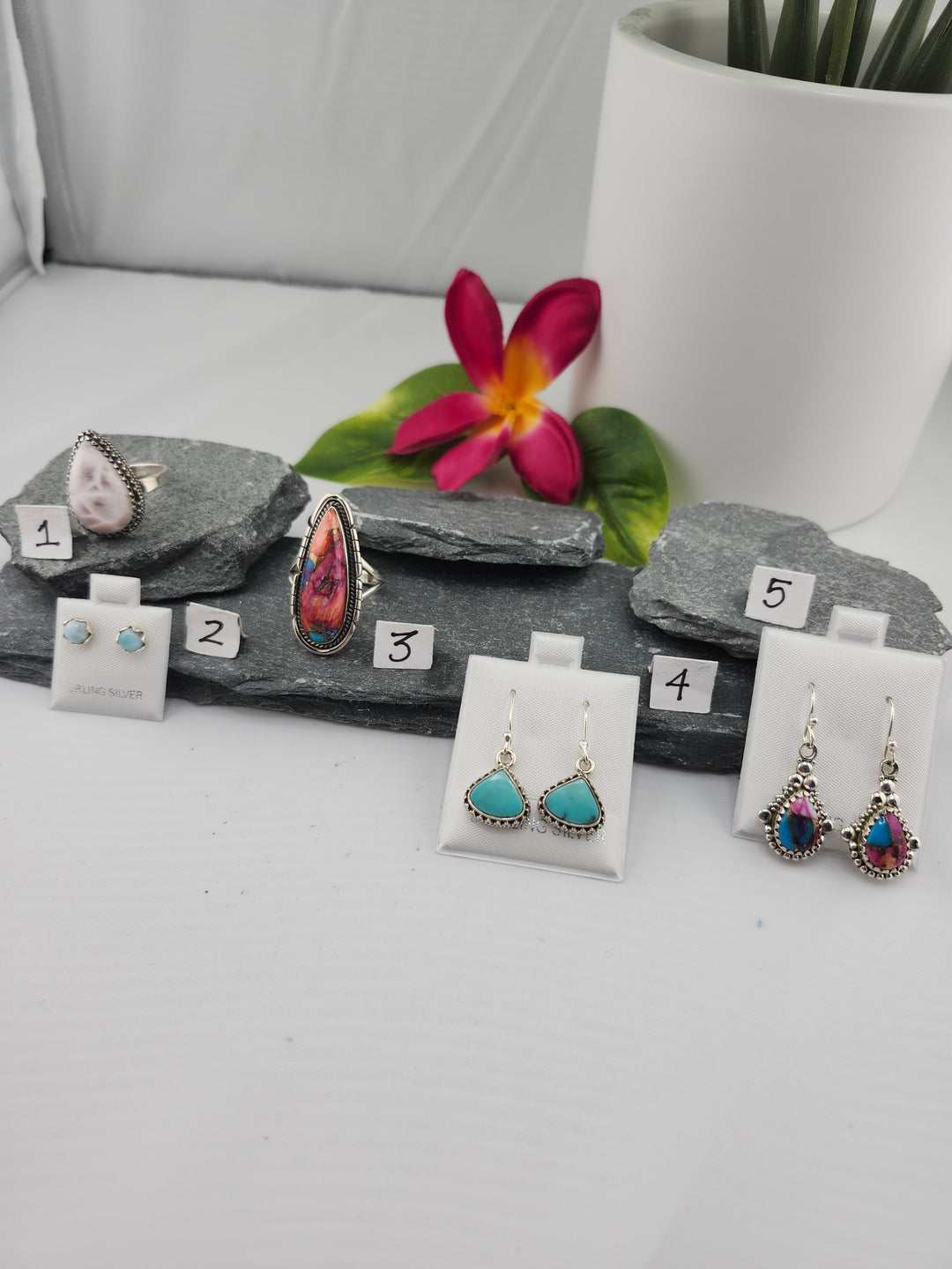 RESERVED FOR:  Steph -11/20/2024 - 5 Sterling Silver Items