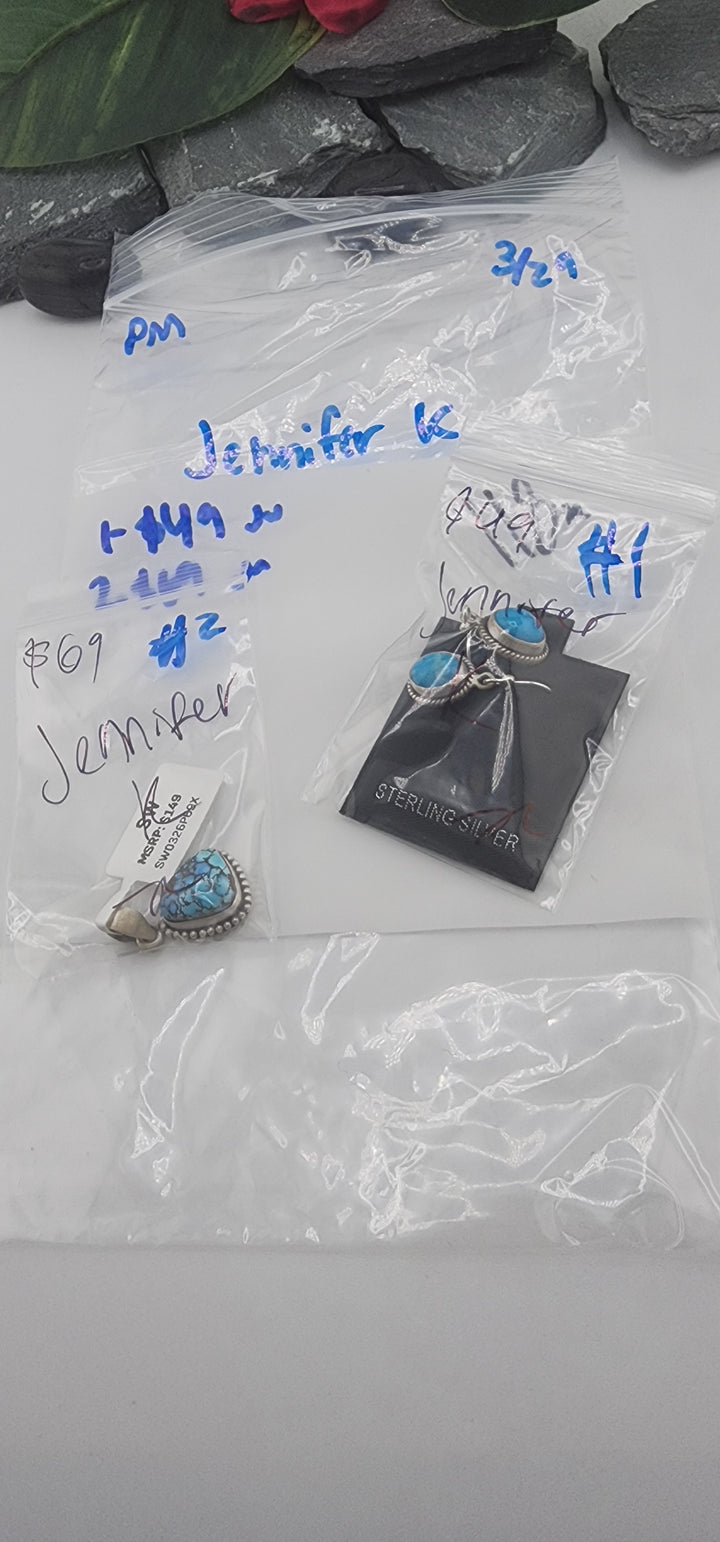 Jennifer K- 3/29/26 -2 925 Sterling Silver Items