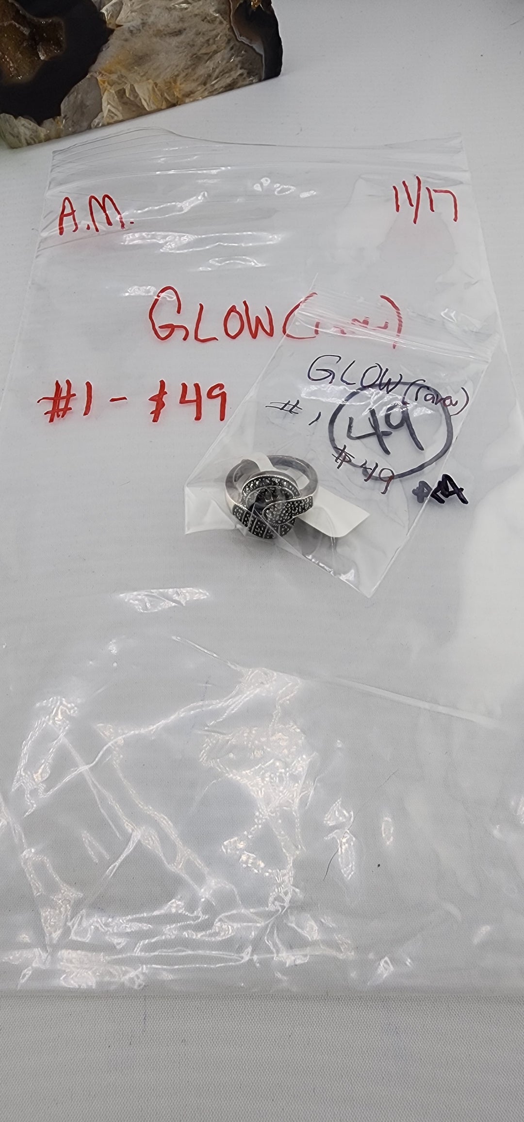 AM SHOW 48HR RESERVED FOR: GLOW - 11/17/2025 FL tiktok Live Show - 1 Sterling Silver Items