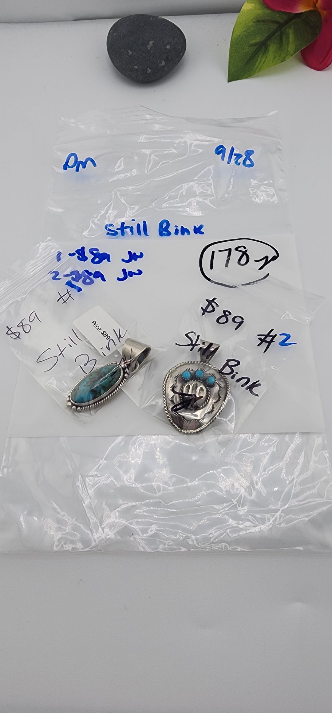 PM SHOW 48HR - RESERVED FOR: Still Bink - 9/28/2025 FL tiktok Live Show - 2 Sterling Silver Items