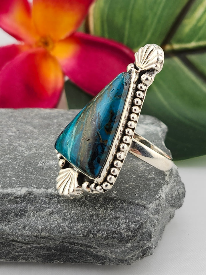 Opalized Wood Ring Size 10