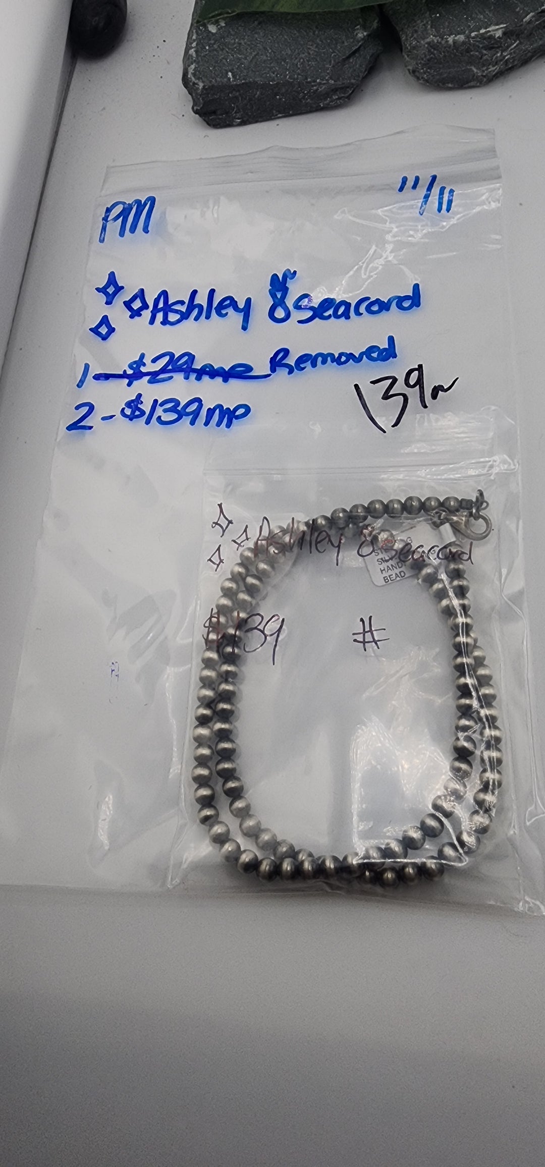 PM SHOW 48HR - RESERVED FOR: Ashley Seachord - 11/11/2025 tiktok Live Show - 1 Sterling Silver Items