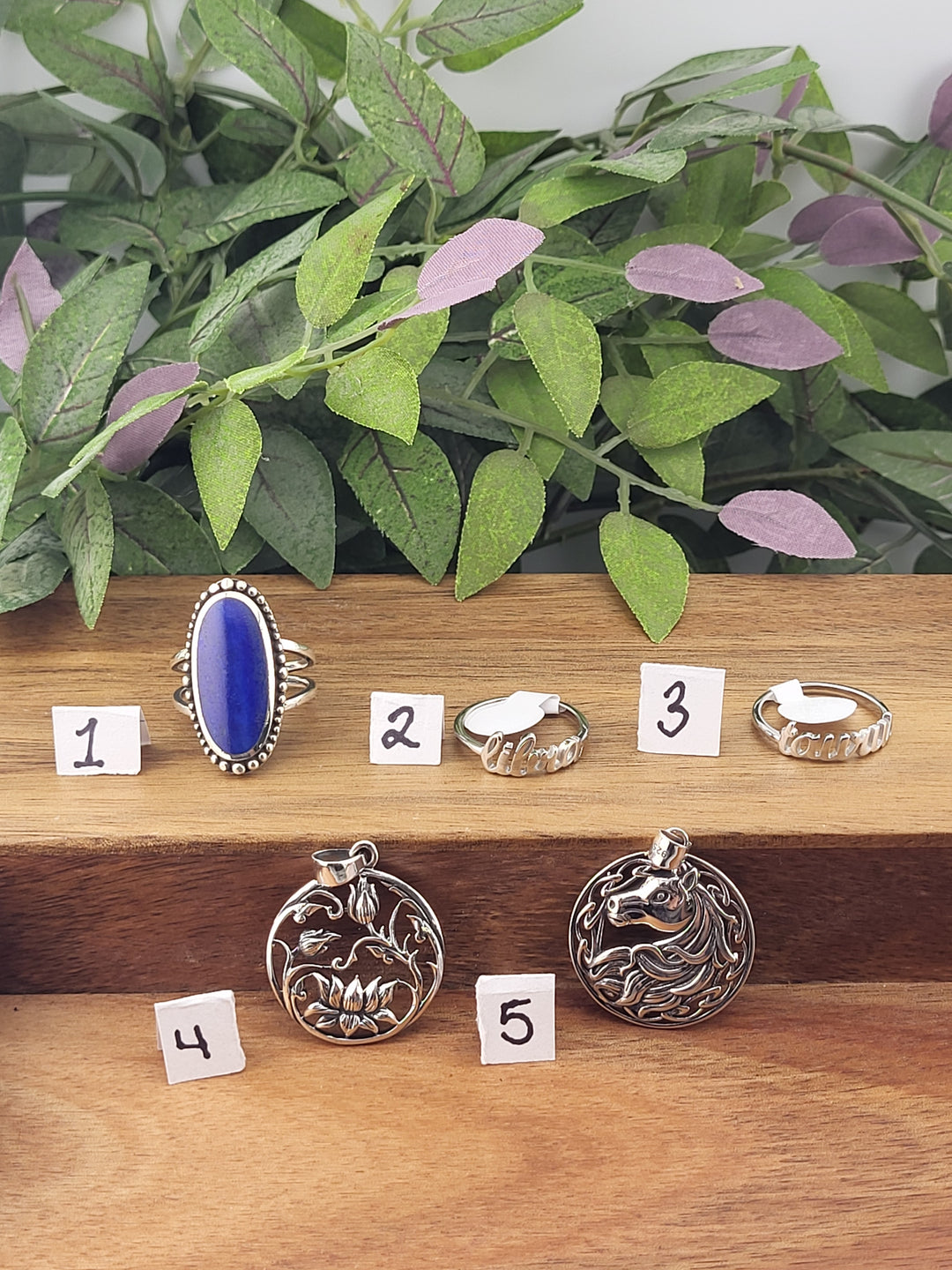 RESERVED FOR: Sherry Oregon 9/21/2024 - 5 Sterling Silver Items