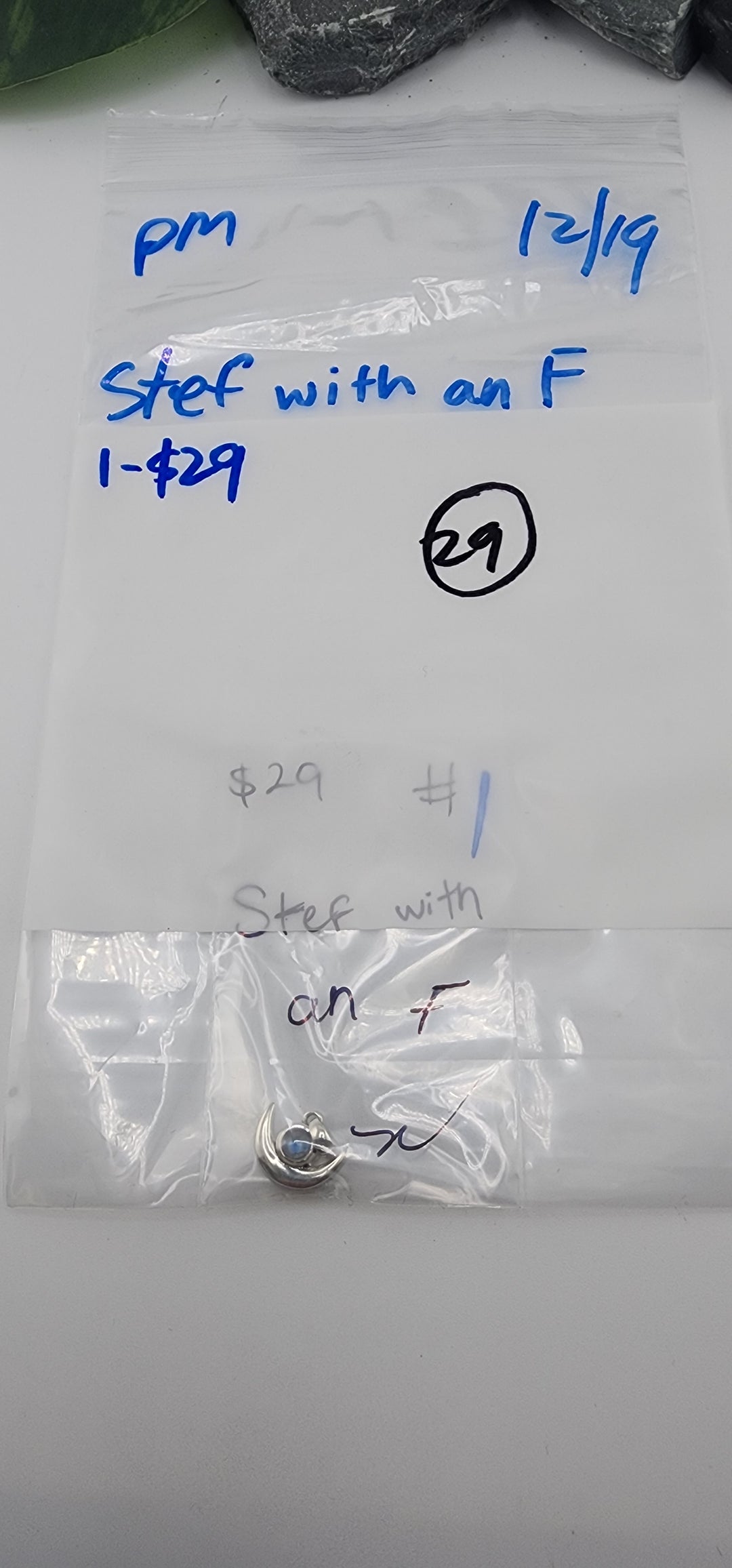 PM SHOW 48HR - RESERVED FOR: stef with an f - 12/19/2025 tiktok Live Show - 1 Sterling Silver Items