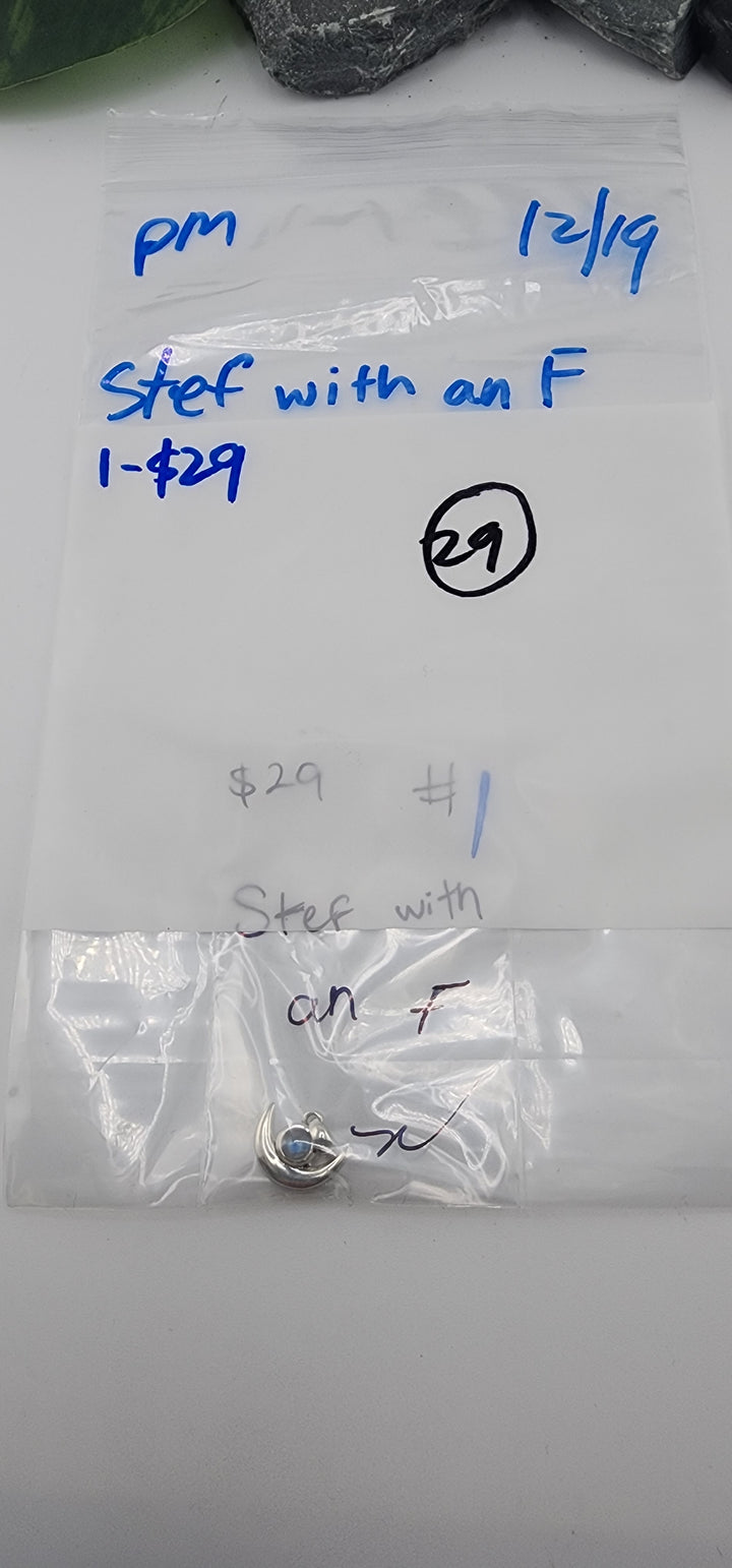 PM SHOW 48HR - RESERVED FOR: stef with an f - 12/19/2025 tiktok Live Show - 1 Sterling Silver Items