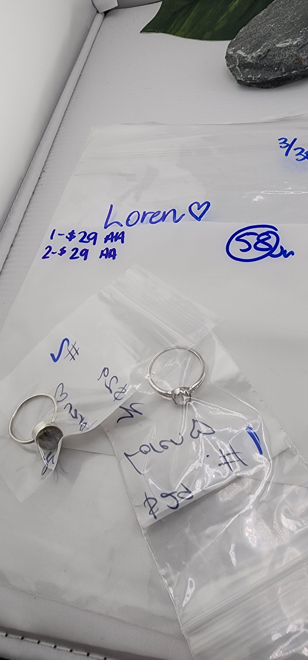 RESERVED FOR: Loren💚 - 3/30/2025 tiktok Live Show -2 Sterling Silver Items
