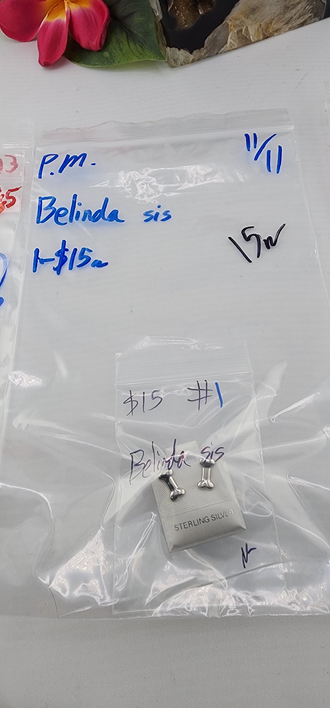 PM SHOW 48HR - RESERVED FOR: Belinda sis - 11/11/2025 tiktok Live Show - 1 Sterling Silver Items