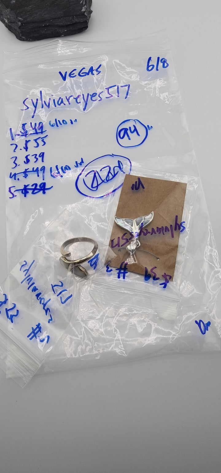 RESERVED FOR:  sylviareyes517- 6/8/2025 tiktok Live Show -2 Sterling Silver Items