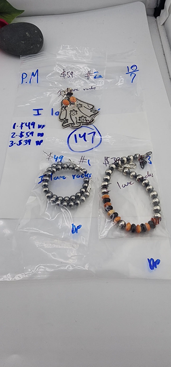 PM SHOW 48HR - RESERVED FOR: I love rocks - 10/7/2025 FL tiktok Live Show - 3 Sterling Silver Items
