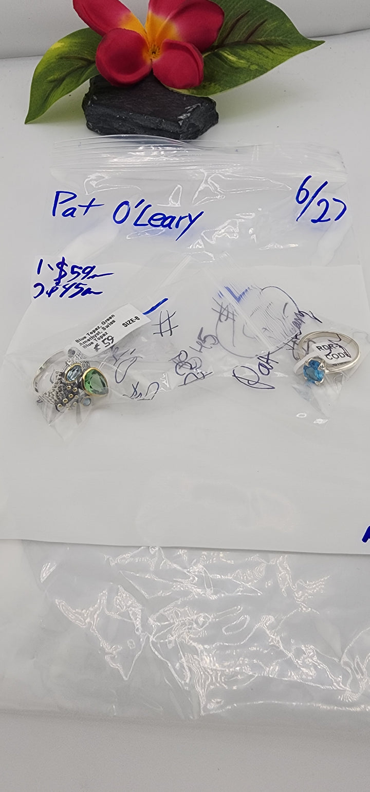 48HR - RESERVED FOR: Pat O'Leary - 6/27/2025 FL tiktok Live Show - 2 Sterling Silver Items