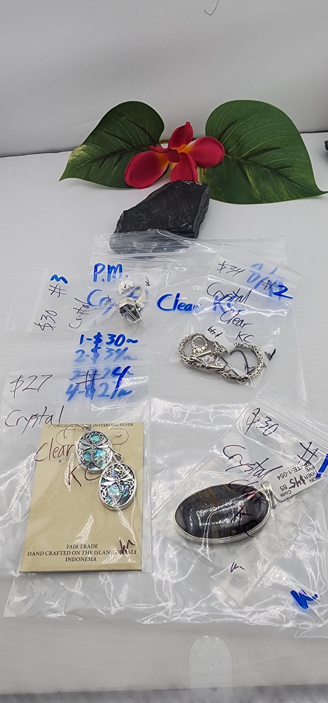 PM SHOW 48HR - RESERVED FOR: Crystal Clear KC - 8/19/2025 FL tiktok Live Show - 4 Sterling Silver Items