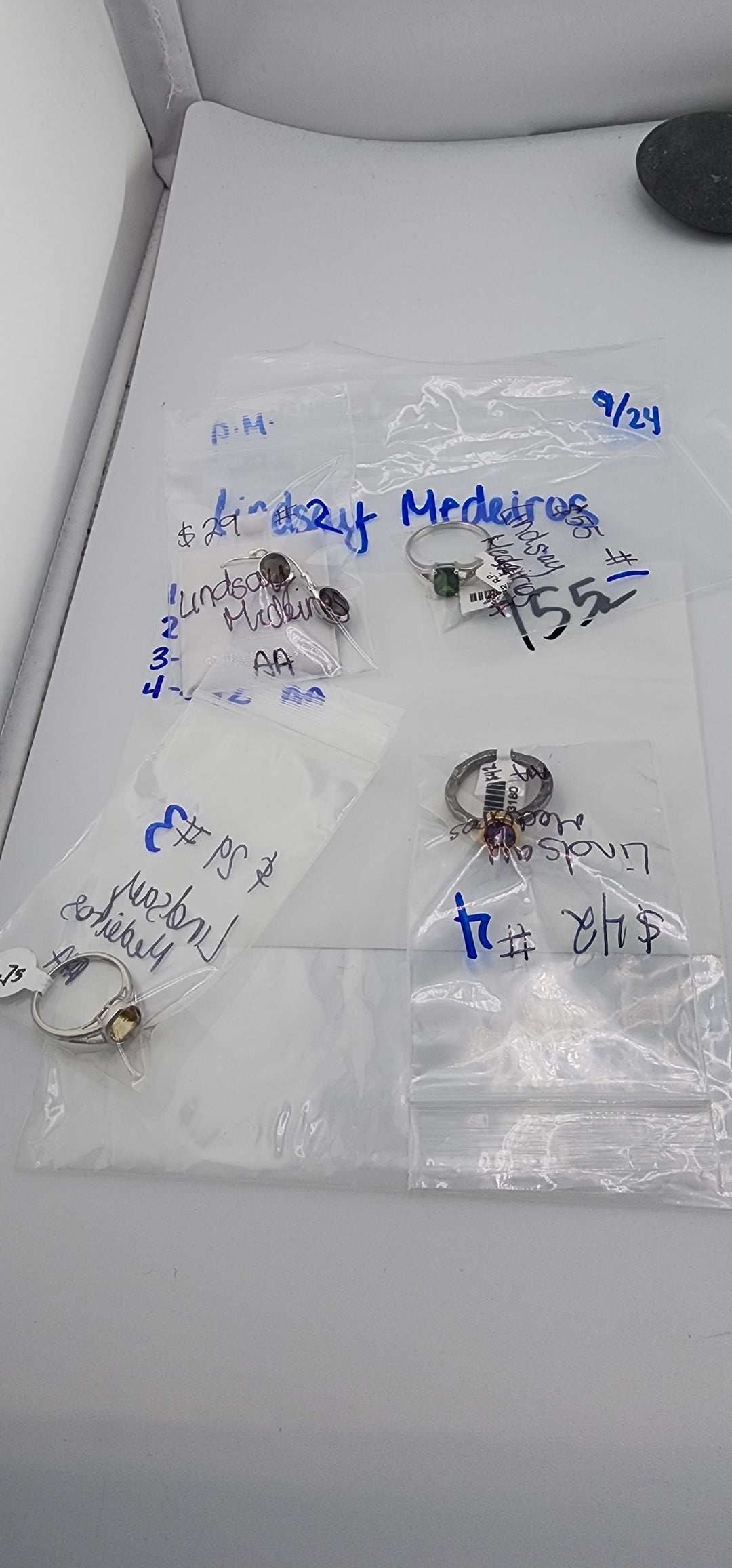 PM SHOW 48HR - RESERVED FOR: Lindsay Medeiros - 9/24/2025 FL tiktok Live Show - 4 Sterling Silver Items