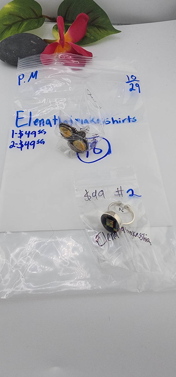 PM SHOW 48HR - RESERVED FOR: Elenathatmakesshirts - 10/29/2025 FL tiktok Live Show - 2 Sterling Silver Items
