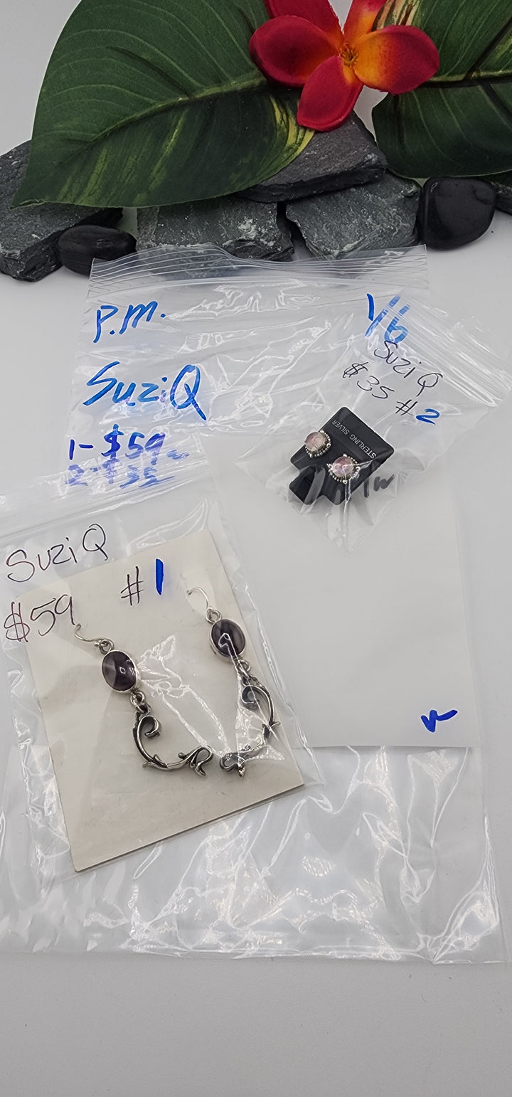 PM SHOW 48HR - RESERVED FOR: SuziQ - 1/6/2026 tiktok Live Show - 2 Sterling Silver Items