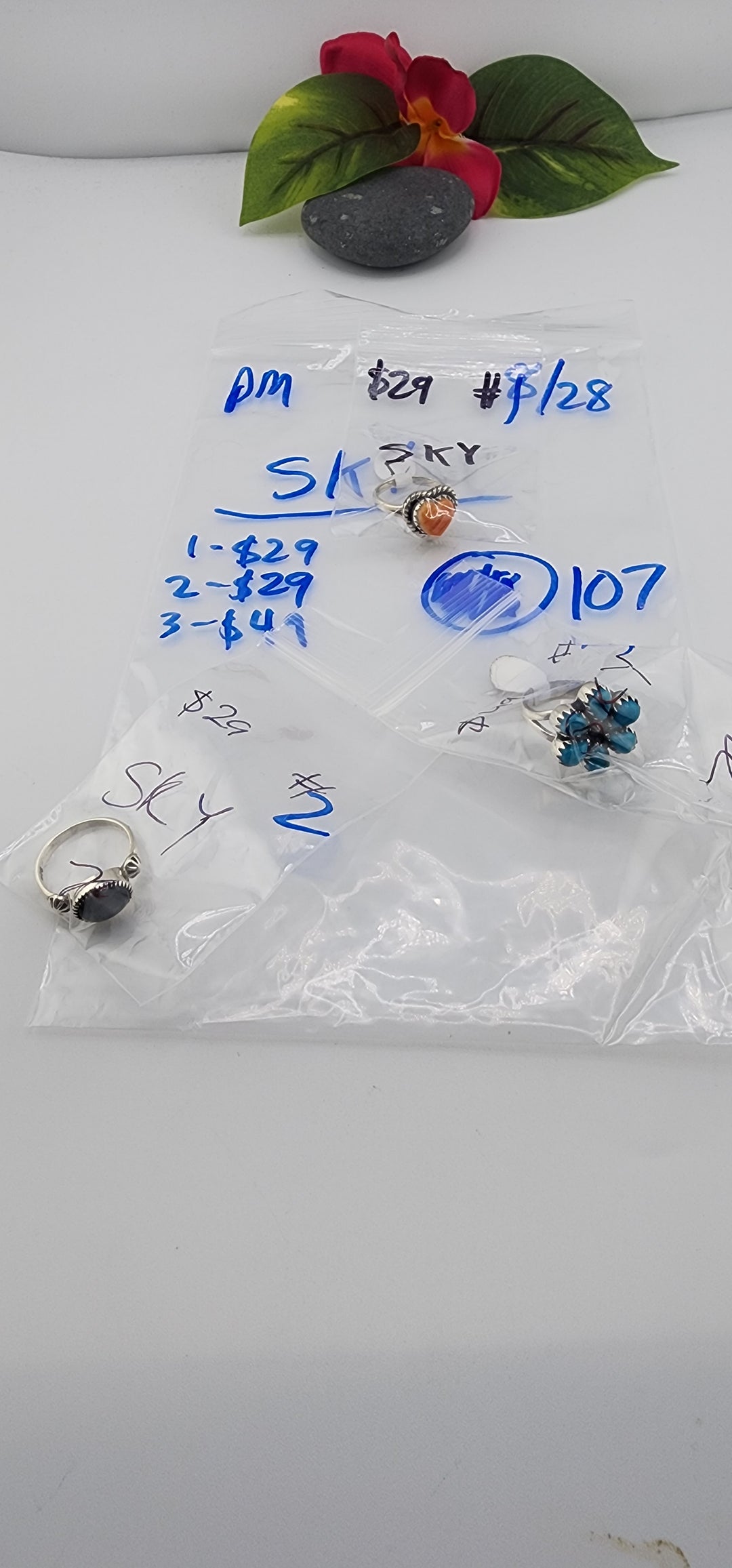 PM SHOW 48HR - RESERVED FOR: SKY - 8/28/2025 FL tiktok Live Show - 3 Sterling Silver Items