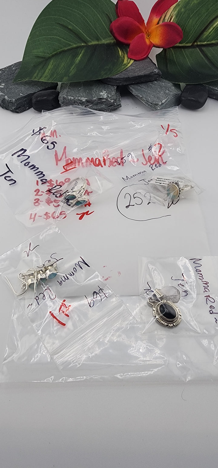 AM SHOW 48HR RESERVED FOR: Momma Red ~ Jen - 1/5/2026 FL tiktok Live Show - 4 Sterling Silver Items