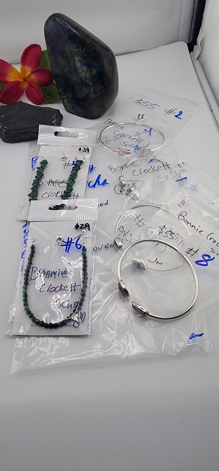 48HR - RESERVED FOR: Bonnie Crockett Scha - 6/13/2025 FL tiktok Live Show -6  Sterling Silver Items