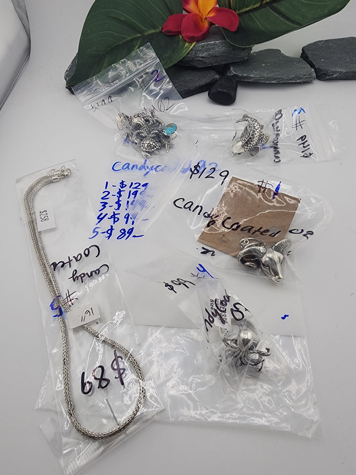 candycoated02 - 5/2/26 PM - 5 925 Sterling Silver Items