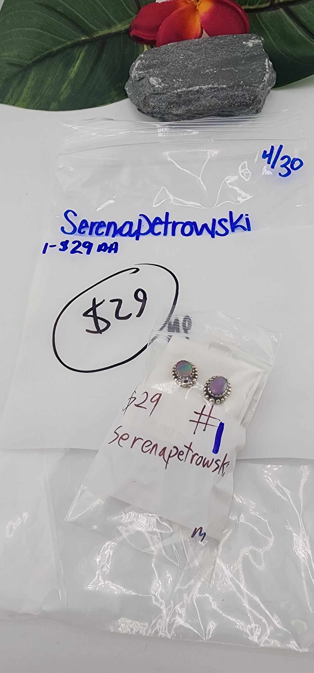 RESERVED FOR: Serenapetrowski - 4/30/2025 tiktok Live Show - 1 Sterling Silver Items