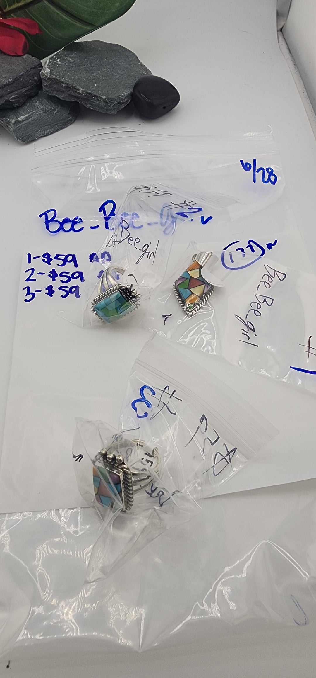 48HR - RESERVED FOR: Bee_Bee_girl - 6/28/2025 FL tiktok Live Show -3  Sterling Silver Items